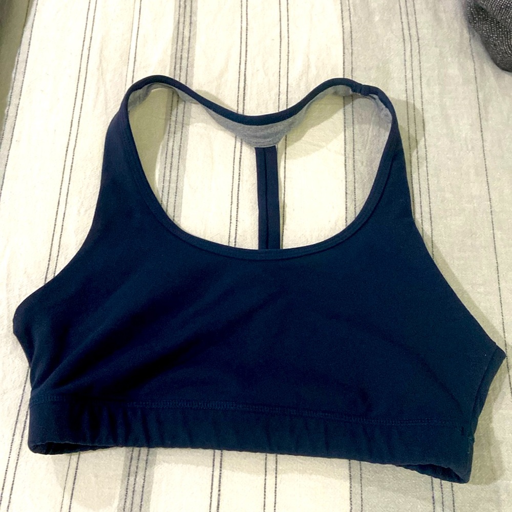 Born Primitive Sports Bra size small navy blue